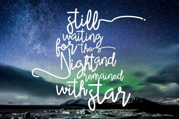 Alleana Script Font - Preview 3