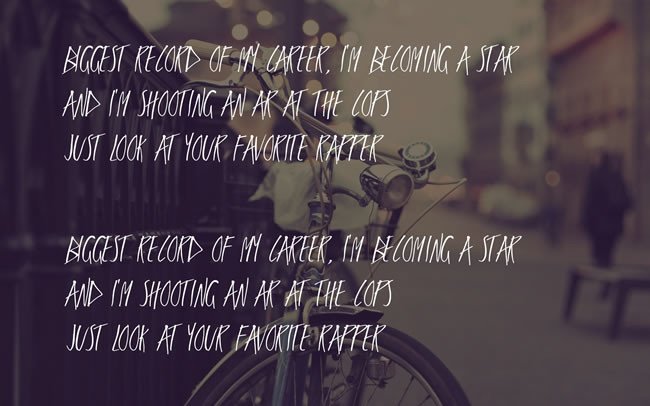 Arrive Font - Preview 1