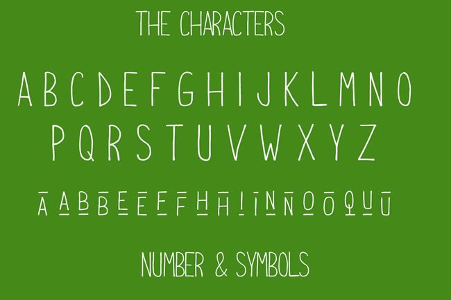 Atom Font - Preview 1