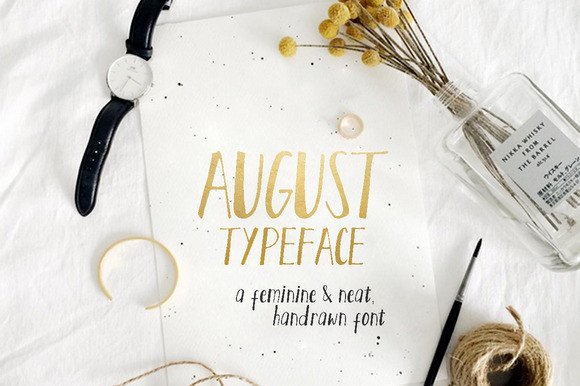 August Font by Blue Robin Design Shop · Creative Fabrica