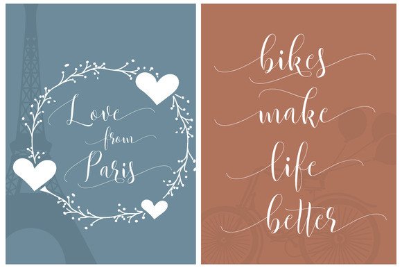 Beautylove Font - Preview 4