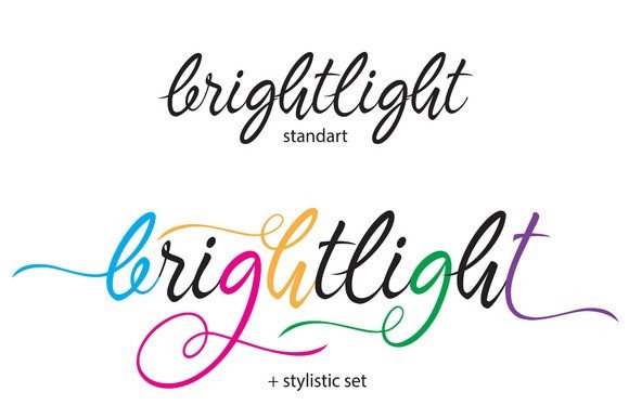 Brightlight Font - Preview 1