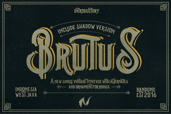 Brutus Font - Preview 3