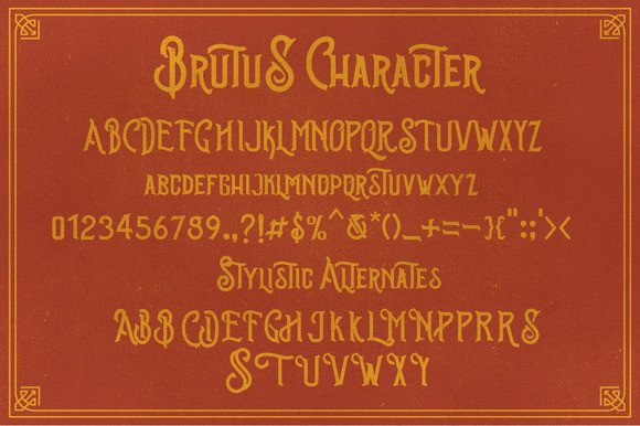 Brutus Font - Preview 1