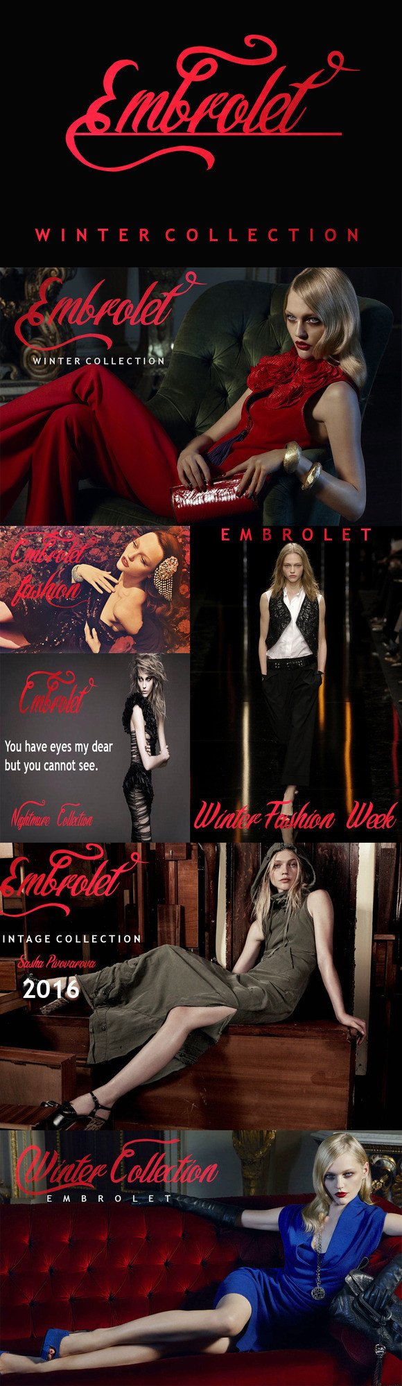 Embrolet Font - Preview 1