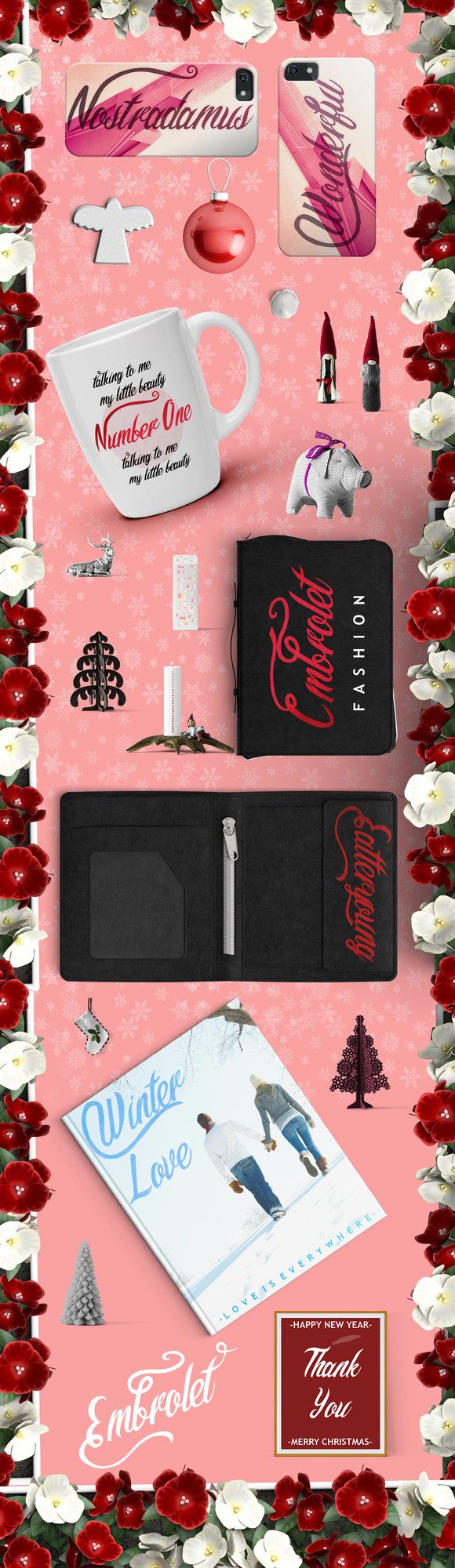Embrolet Font - Preview 2