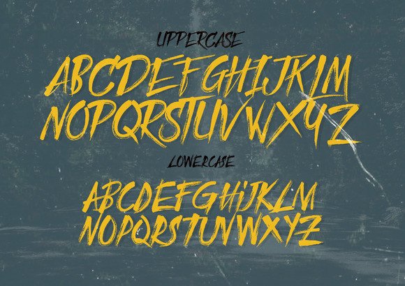 Gatsunaga Hand Brushes Font PNG with transparent background - Preview 1