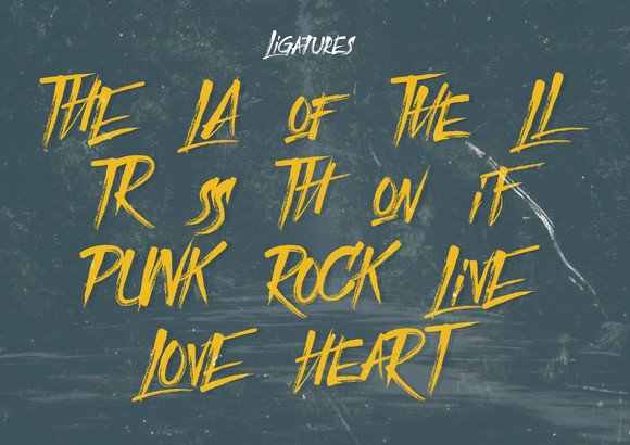 Gatsunaga Hand Brushes Font PNG with transparent background - Preview 3