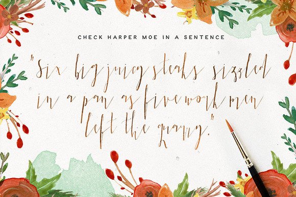 Harper Moe Font - Preview 1