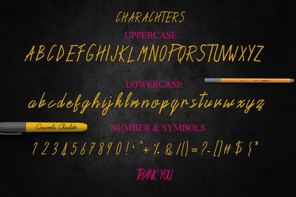 Hemlok Font PNG with transparent background - Preview 5