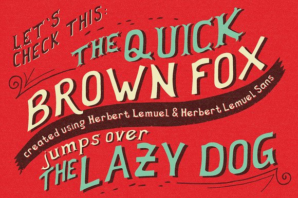 Herbert Lemuel Font - Preview 1