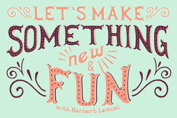Herbert Lemuel Font - Preview 2