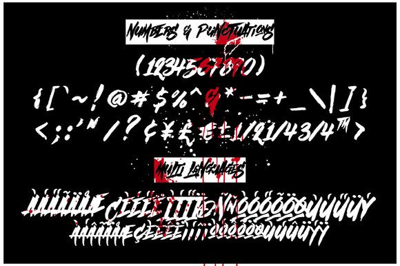 Horror Joys Font - Preview 3
