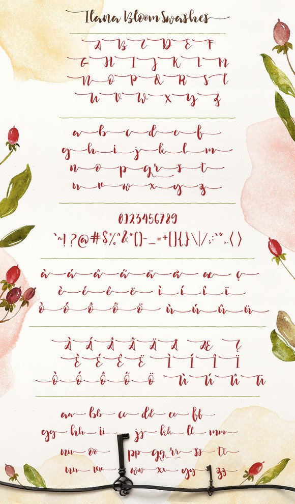Ilana Bloom Font - Preview 6