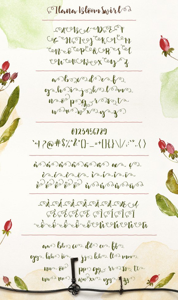 Ilana Bloom Font - Preview 1