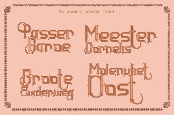 Inlander Batavia Font - Preview 4