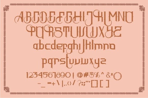 Inlander Batavia Font PNG with transparent background - Preview 2