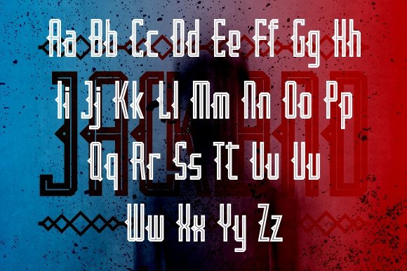 Jackland Font PNG with transparent background - Preview 5