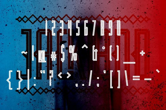 Jackland Font PNG with transparent background - Preview 6