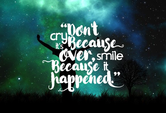 Little Stars Brush Font PNG with transparent background - Preview 1