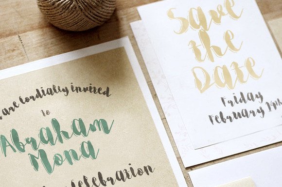 Margot & Margery Font PNG with transparent background - Preview 3