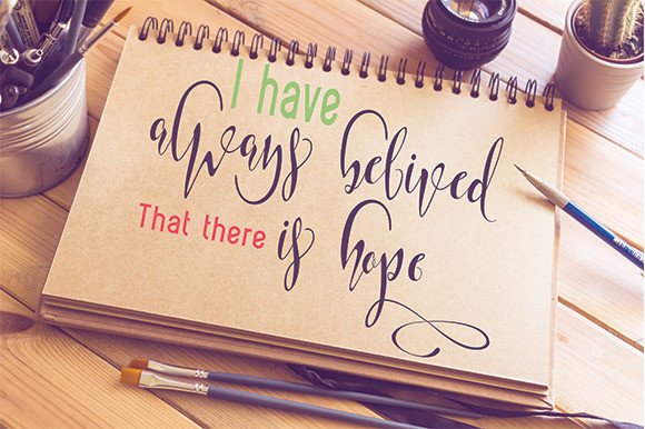 Master Faith Font PNG with transparent background - Preview 6