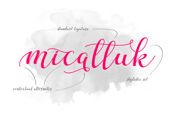 Milagros Font PNG with transparent background - Preview 1