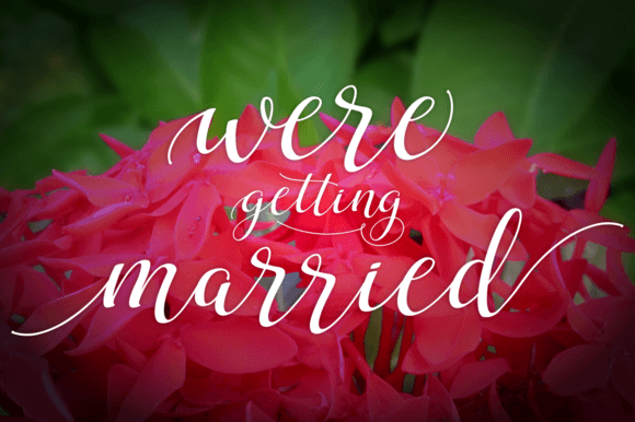 Milagros Font PNG with transparent background - Preview 3