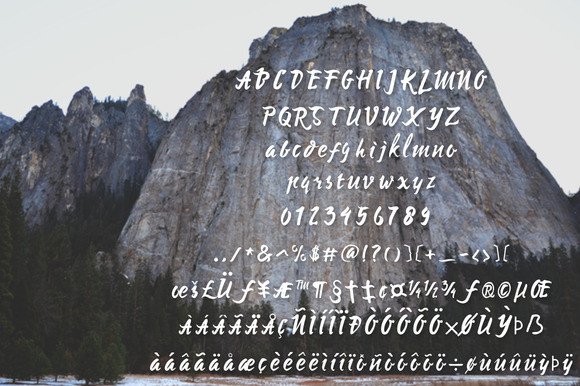 Mysera Font PNG with transparent background - Preview 1