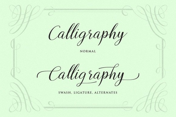 Octavina Font PNG with transparent background - Preview 3
