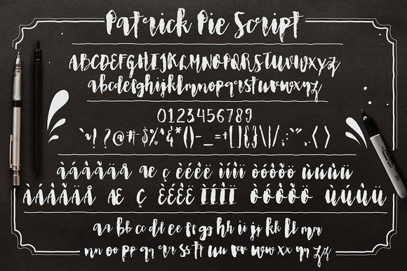 Patrick Pie Font PNG with transparent background - Preview 2