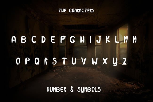 Peak Font PNG with transparent background - Preview 3