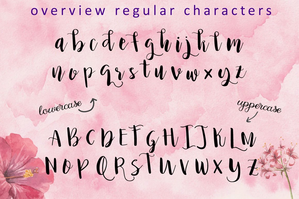 Princess Ivy Font PNG with transparent background - Preview 2