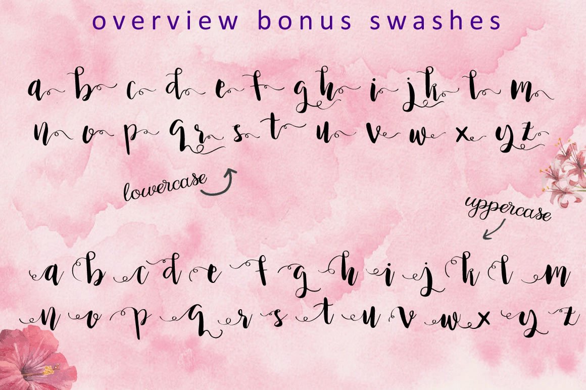 Princess Ivy Font PNG with transparent background - Preview 3