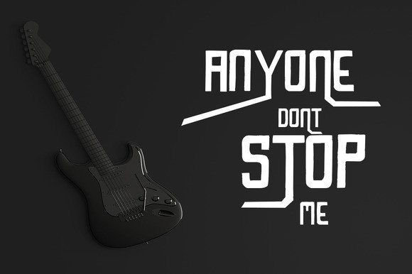 Rackless Font PNG with transparent background - Preview 1