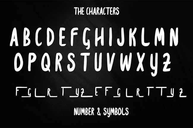 Reknar Font PNG with transparent background - Preview 1