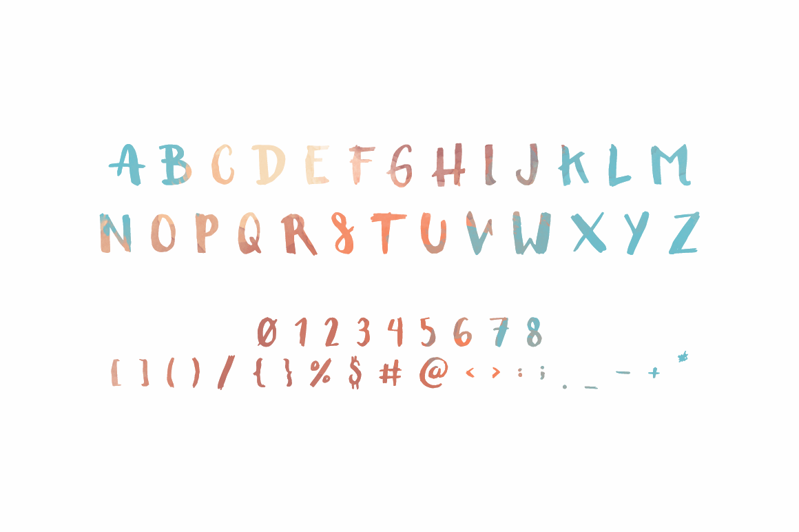 Arrows Font - Preview 1