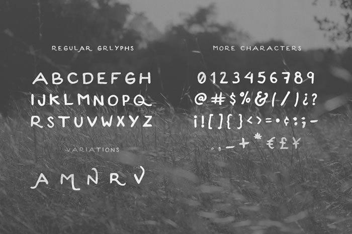 Convoy Font PNG with transparent background - Preview 3