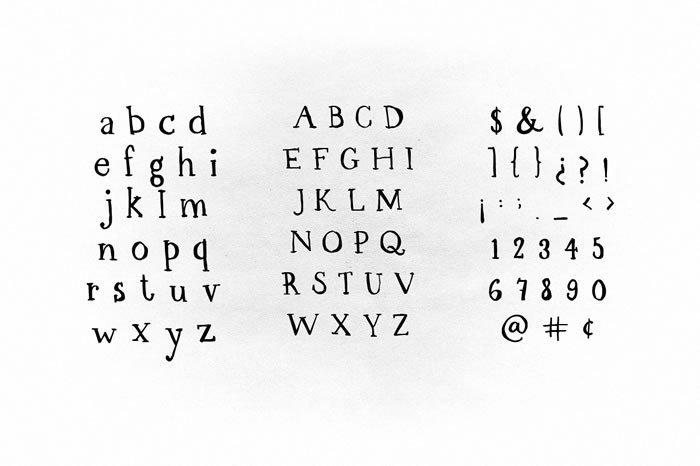 Lorem Ipsum Font font preview - 2