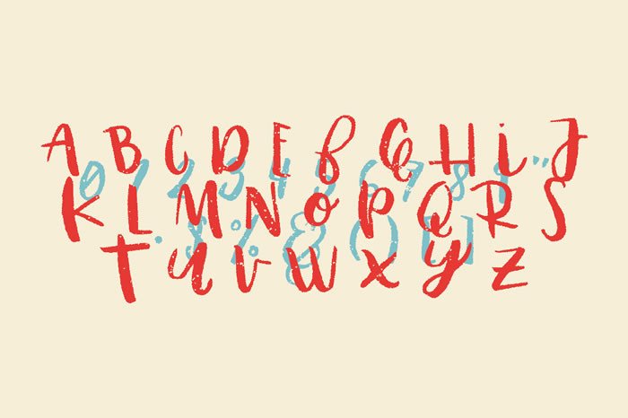 Penny Handmade Font PNG with transparent background - Preview 1