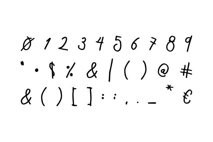 Reading This Font PNG with transparent background - Preview 1