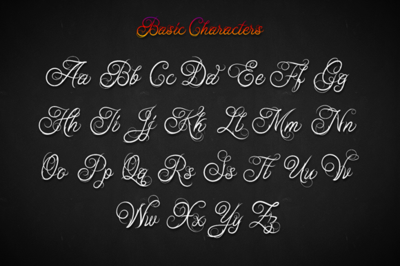 Ababil Script Font - Preview 1