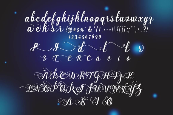 Allea Script Font - Preview 1