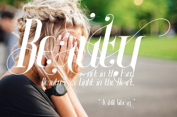 Amira Beauty Font - Preview 1