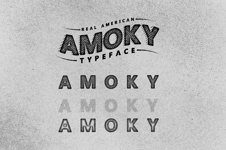 Amoky Font - Preview 1