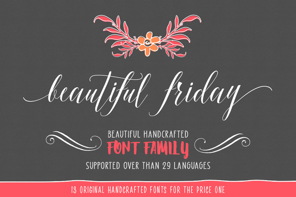Beautiful Friday Font - Preview 1
