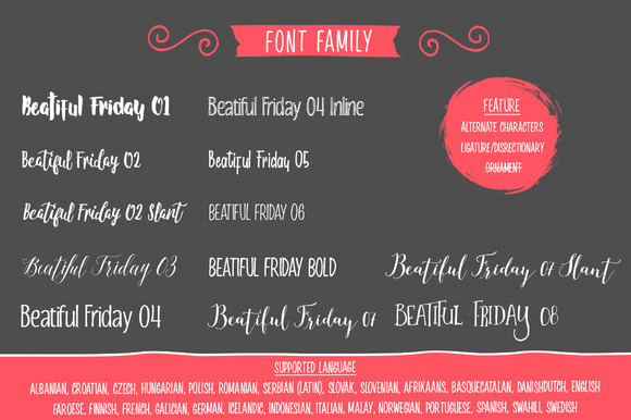 Beautiful Friday Font - Preview 2