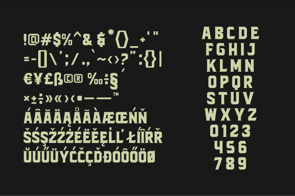 Blacktroops Basic Font - Preview 2