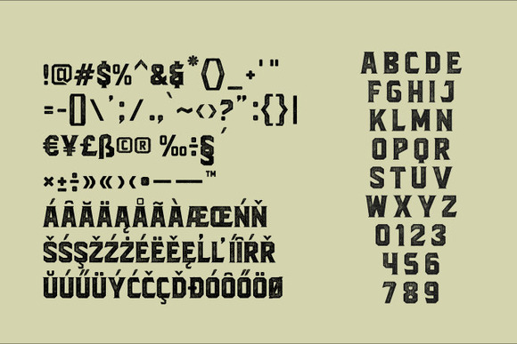 Blacktroops Rough Font - Preview 1