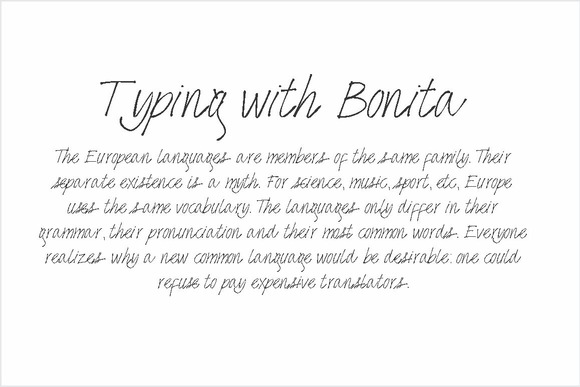 Bonita Font - Preview 5